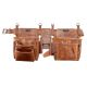 Graintex 14-Pocket Framers Professional Tool Belt with Top Ambassador Series Grain Leather (4-Piece)