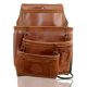 Graintex 10-Pocket Left Handed Framers Professional Tool Pouch with Ambassador Series Top Grain Leather