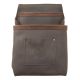 Graintex 2-Pocket Oil Tanned Leather Nail and Tool Pouch