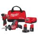 Milwaukee M12 FUEL 12V Lithium-Ion Brushless Cordless HACKZALL and Impact Driver Combo Kit (2-Tool) with 2-Batteries and Bag