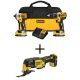 DEWALT 20V MAX XR Cordless Drill/Impact 2 Tool Combo Kit, ATOMIC 20V Oscillating MultiTool, and (2) 20V 2.0Ah Batteries