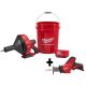 Milwaukee M12 12V Lithium-Ion Cordless Auger Snake Drain Cleaning Kit with M12 HACKZALL Reciprocating Saw