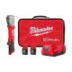 Milwaukee M12 FUEL 12V Lithium-Ion Brushless Cordless 3/8 in. Right Angle Impact Wrench Kit with Two 2.0 Ah Batteries