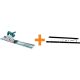 Makita 12 Amp 6-1/2 in. Plunge Circular Saw with Guide Rail Connector Kit