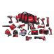 Milwaukee M18 18V Lithium-Ion Cordless Combo Tool Kit (16-Tool) with Four 3.0 Ah Batteries, 1-Charger, 3-Tool Bag
