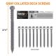 CAMO #10 x 2-1/2 in. Grey Star Flat-Head Drive Collated Composite Deck Screw (1000-Count)