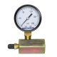 JONES STEPHENS 200 PSI Gas Test Gauge Assembly with 2 in. Face and 3/4 in. FIP Inlet