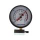 JONES STEPHENS 15 lb. Class 1A Gas Test Gauge Assembly with 4 in. Face and Pressure Snubber