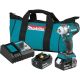 Makita 18V LXT Lithium-Ion Brushless Cordless 4-Speed 1/2 in. sq. Drive Impact Wrench Kit with Detent Anvil (5.0Ah)