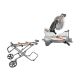 RIDGID 15 Amp Corded 12 in. Dual Bevel Miter Saw with LED and Universal Mobile Miter Saw Stand with Mounting Braces