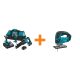 Makita 18V LXT Lithium-Ion Brushless Cordless Combo Kit (3-Tool) with 18V LXT Lithium-Ion Cordless Jigsaw