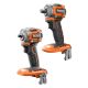 RIDGID 18V SubCompact Brushless Cordless 3/8 in. Impact Wrench and 1/2 in. Impact Wrench Kit (Tools-Only)