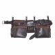 Graintex 15-Pocket Framers Professional Tool Apron with Top Grain Oil Tanned Leather (4-Piece)