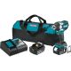 Makita 18V LXT Lithium-Ion Brushless Cordless 4-Speed Mid-Torque 1/2 in. Impact Wrench Kit w/ Friction Ring Anvil, 5.0Ah