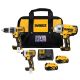 DEWALT 20V MAX Cordless 3 Tool Combo Kit with (2) 20V 4.0Ah Batteries and Charger