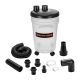 POWERTEC Cyclone Dust Collector and Separator Kit with Clear 6 Gal. Dust Bucket, Hoses, Reducers, Couplers and Hose Clamps