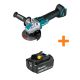 Makita 18V LXT Brushless Cordless 4-1/2 in. / 5 in. X-LOCK Angle Grinder, Tool Only with 18V 5.0Ah LXT Battery