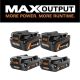 RIDGID 18V Lithium-Ion Max Output (2) 4.0 Ah Batteries and (2) 2.0 Ah Batteries Special Buy