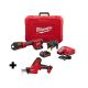Milwaukee M18 18-Volt Lithium-Ion Cordless Short Throw PEX Press Tool Kit with 3 in. Viega PureFlow Jaws and Hackzall
