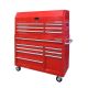Husky 46 in. W x 18.1 in. D Standard Duty 14-Drawer Tool Chest and Top Tool Cabinet Combo in Red