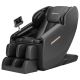 REAL RELAX Favor-03 plus Black color Full Body Zero Gravity Shiatsu Recliner with Bluetooth and Led Massage Chair