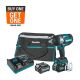 Makita 40V Max XGT Brushless Cordless 4-Speed High-Torque 3/4 in. Impact Wrench Kit w/Friction Ring Anvil 2.5Ah