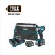 Makita 40V Max XGT Brushless Cordless 4-Speed 1/2 in. Impact Wrench Kit w/Detent Anvil, 2.5Ah