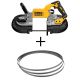 DEWALT 20V MAX XR Cordless Brushless Deep Cut Band Saw (Tool Only) and 18 TPI Saw Blade (3 Pack)