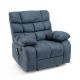 Noble House Crandall Charcoal Massage Recliner
