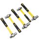 Stark Multi-Purpose Ball Pein Hammer Set with Fiberglass Handle (5-Piece)