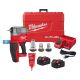 Milwaukee M18 Fuel 18-Volt Lithium-Ion Brushless Cordless 1/2 in. - 2 in. Expansion Tool Kit, with 3-Heads, 2-Batteries