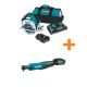 Makita 18V X2 LXT 5.0Ah (36V) Brushless Rear Handle 7-1/4 in. Circular Saw Kit with 18V LXT Square Drive Ratchet
