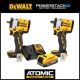 DEWALT 20V Cordless 1/2 in. Impact Wrench, 20V 3/8 in. Impact Wrench, and 20V POWERSTACK Battery Starter Kit