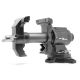 WEN 5 in. Cast Iron Heavy-Duty Multi-Purpose Bench Vise with 360-Degree Swivel Base