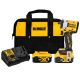 DEWALT ATOMIC 20V MAX Lithium-Ion Cordless Brushless 1/2 in. Impact Wrench Kit with Hog Ring Anvil with (2) 20V 5Ah Batteries