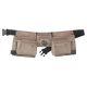 Graintex 11-Pocket Suede Leather Tool Apron in Beige with 2 Hammer Loops