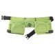 Graintex 11-Pocket Suede Leather Lime Green Tool Apron with 2 Hammer Loops