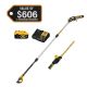 DEWALT 20V MAX Cordless Lithium-Ion Pole Saw and Pole Hedge Trimmer Combo Kit with (1) 4.0 Ah Battery and Charger