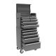Husky 27 in. 11-Drawer Tool Chest and Cabinet Combo in Glossy Gray