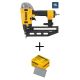 DEWALT Pneumatic 16-Gauge 2-1/2 in. Nailer and 2 in. x 16-Gauge Straight Finish Nails (2500 Per Box)