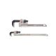 Milwaukee 10 in. Aluminum Pipe Wrench with Power Length Handle with 12 in. Pipe Wrench (2-Piece)