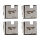 Milwaukee 2 in. NPT Alloy Portable Pipe Threading Dies (4-Pack)