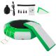 VEVOR Inflatable Water Trampoline 10 ft. Round Inflatable Water Bouncer with Slide and 3-Step Ladder for Water Sports