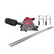 Milwaukee M18 FUEL 18V Li-Ion Cordless Brushless 6-1/2 in. Plunge Cut Track Saw w/106 in. Track Saw Guide Rail & Track Clamps