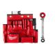 Milwaukee Lineman's Aerial Tool Apron with Lineman's 5-In-1 Ratcheting Wrench with Milled Strike Face (2-Piece)