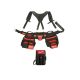 Milwaukee General Contractor Work Belt with Suspension Rig with 9-Pocket Utility Pouch