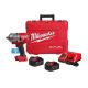 Milwaukee M18 FUEL ONE-KEY 18V Li-Ion Brushless Cordless 1/2 in. High Torque Impact Wrench with Pin Detent Kit,Resistant Batteries