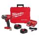 Milwaukee M18 FUEL 18V Lithium-Ion Brushless Cordless 1/2 in. Mid-Torque Impact Wrench with Pin Detent Kit, Resistant Batteries