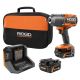 RIDGID 18V Brushless Cordless 4-Mode 1/2 in. High-Torque Impact Wrench Kit with (2) 4.0 Ah Batteries and Charger