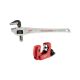 Milwaukee 18 in. Aluminum Offset Pipe Wrench with 1 in. Mini Copper Tubing Cutter (2-Piece)
